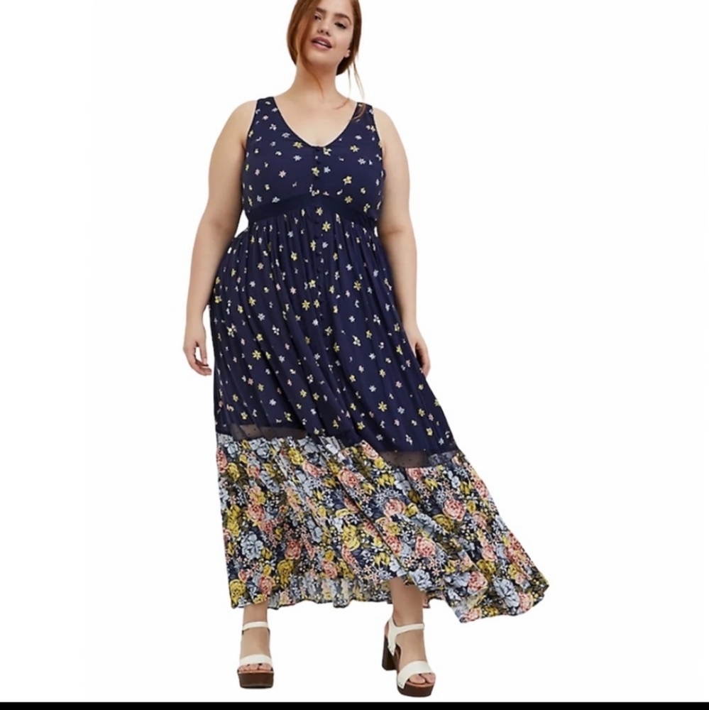 Torrid maxi dress size 10.